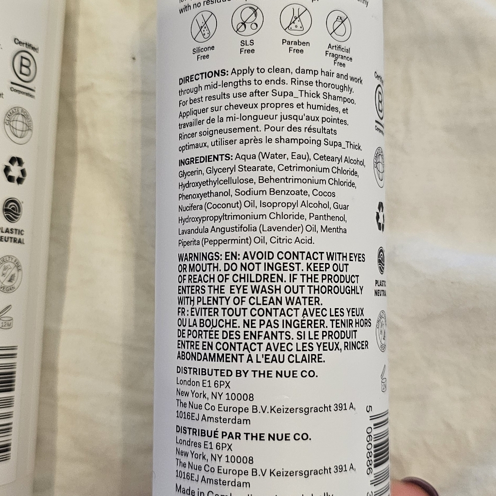 The Nu Co Supa_Thick shampoo and conditioner - Picture 3 of 3